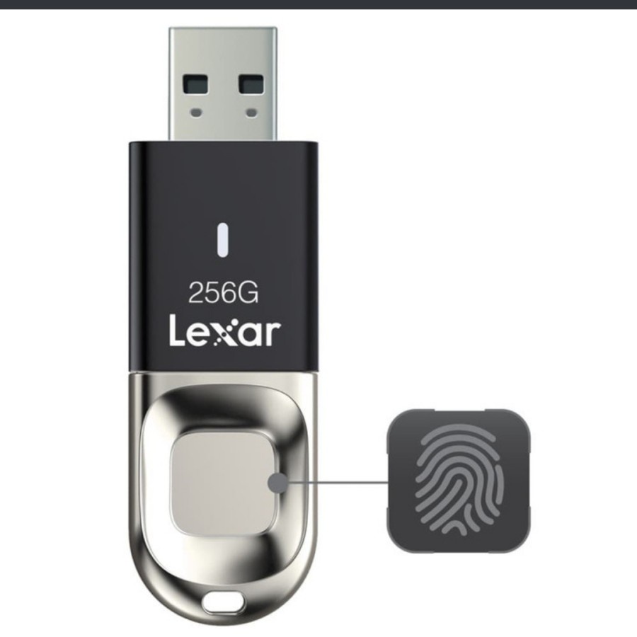 Lexar 256GB JumpDrive F35-FingerPrint USB 3.0