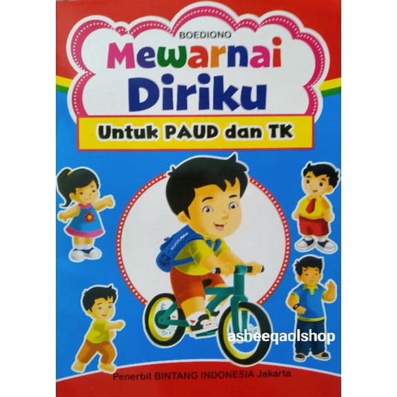 Buku Mewarnai Diriku Untuk Paud Dan TK