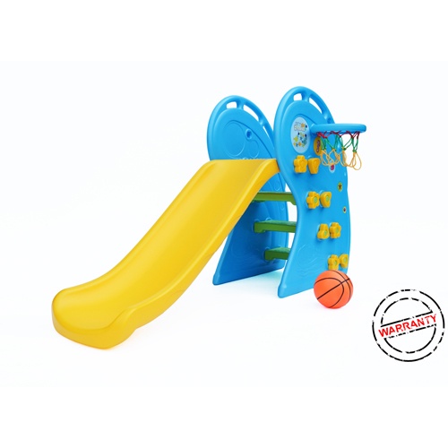 Makassar - Labeille KC 510 2in1 Slide Whale Perosotan Anak + Ring Bola Basket Anak