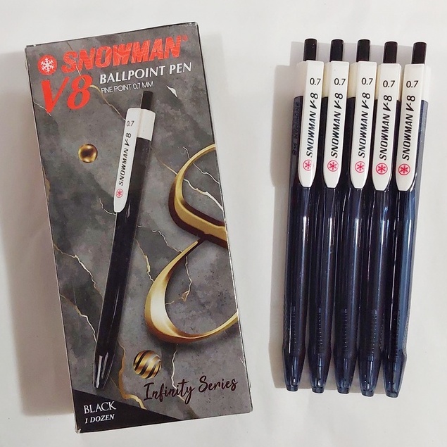 

(PAK) Pulpen Snowman V-8 / Bulpoin Snowman V-8 / Bulpen Snowman