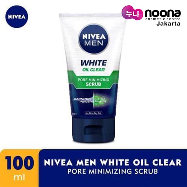 NIVEA MEN WHITE OIL CLEAR PORE MINIMIZING SCRUB 100ML/N005443