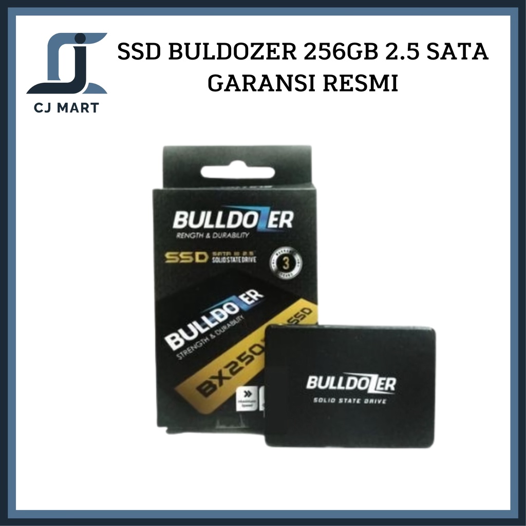 SSD BULDOZER 256GB 2.5 SATA GARANSI RESMI