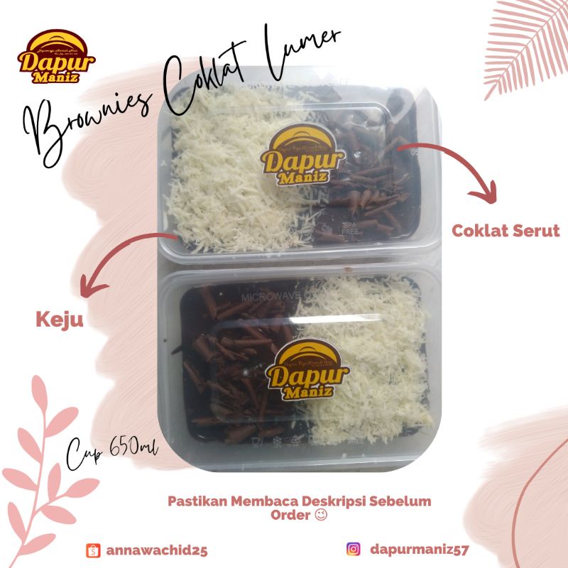 Brownies Lumer / Brownies Coklat Lumer / Brownies Cup Coklat Lumer