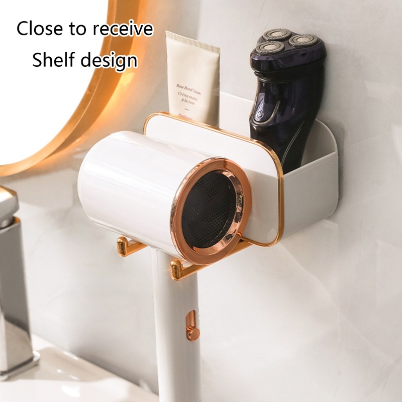 Holder Hair Dryer Universal Adjustable Untuk Kamar Mandi