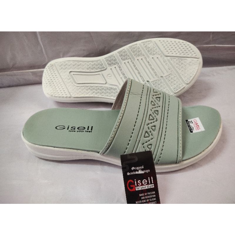 Sandal Gisel sandal wedges wanita cewek dewasa ringan dan unik