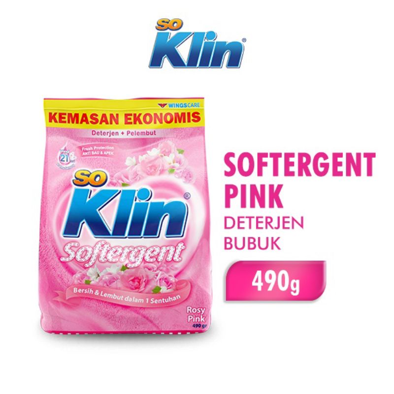 Soklin Softergent Rosy Pink 490gr