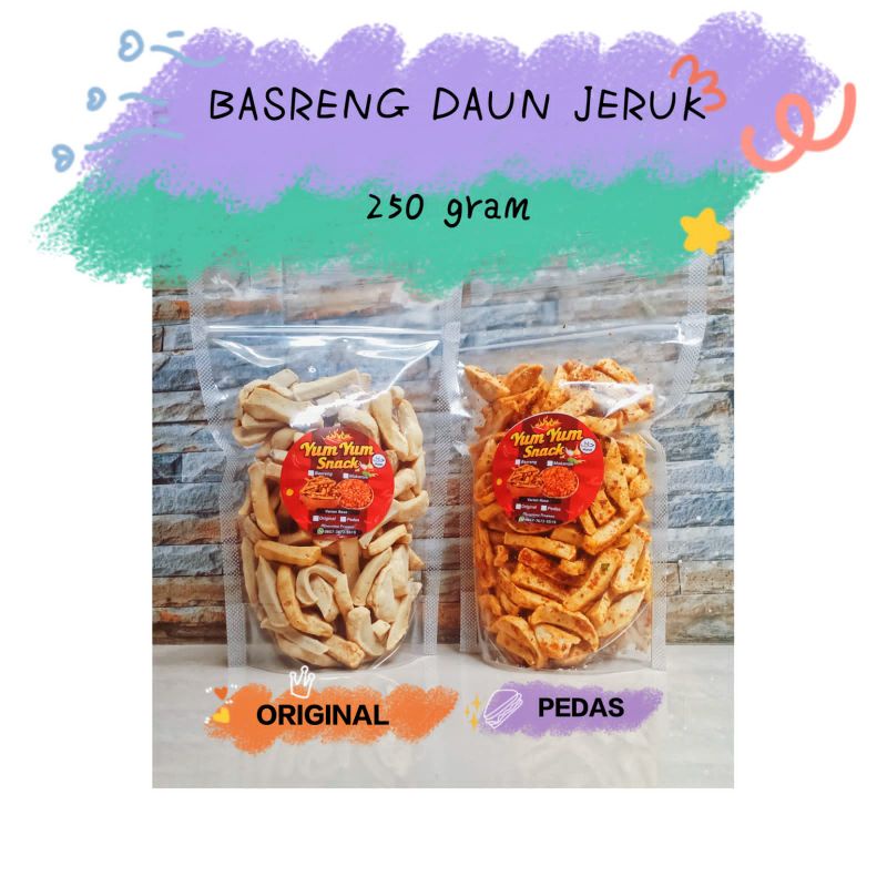 

BASRENG ORIGINAL RENYAH DAN GURIH DAUN JERUK 250 GRAM