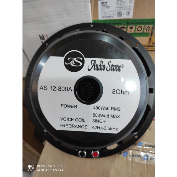 speaker audio seven 12-800A original