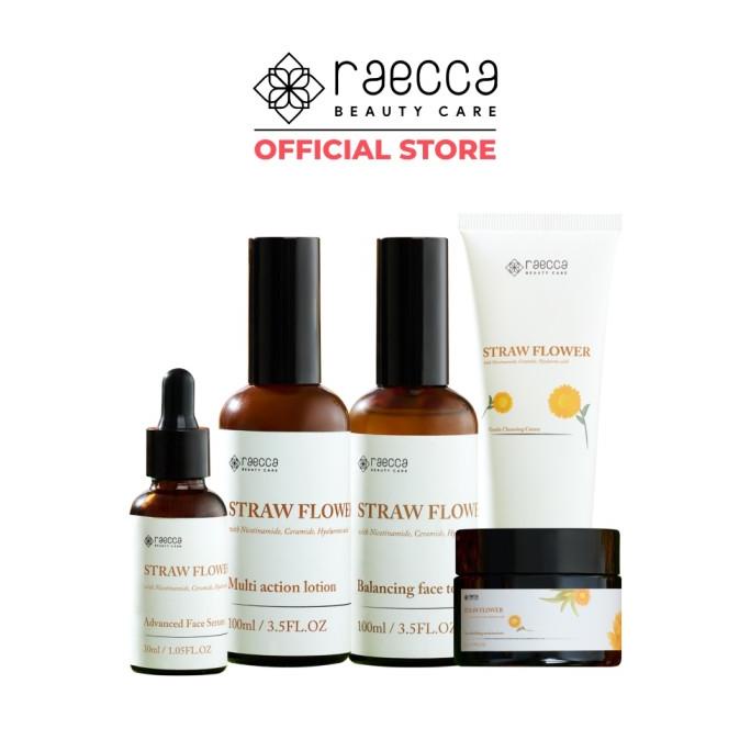 Raecca Strawflower Skincare Set 5in1 [Official Store]