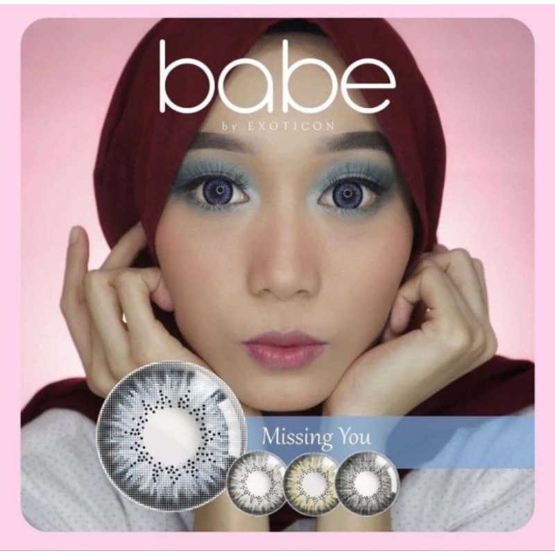 X2 Babe Softlens Warna Ukuran Normal Sampai -3.00