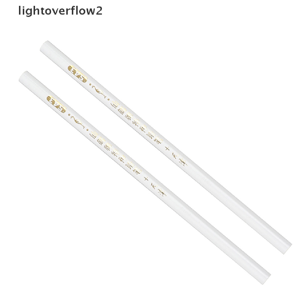 (lightoverflow2) 2pcs Pensil Penanda Garis Bahan metal / Plastik / Kulit / Porselen