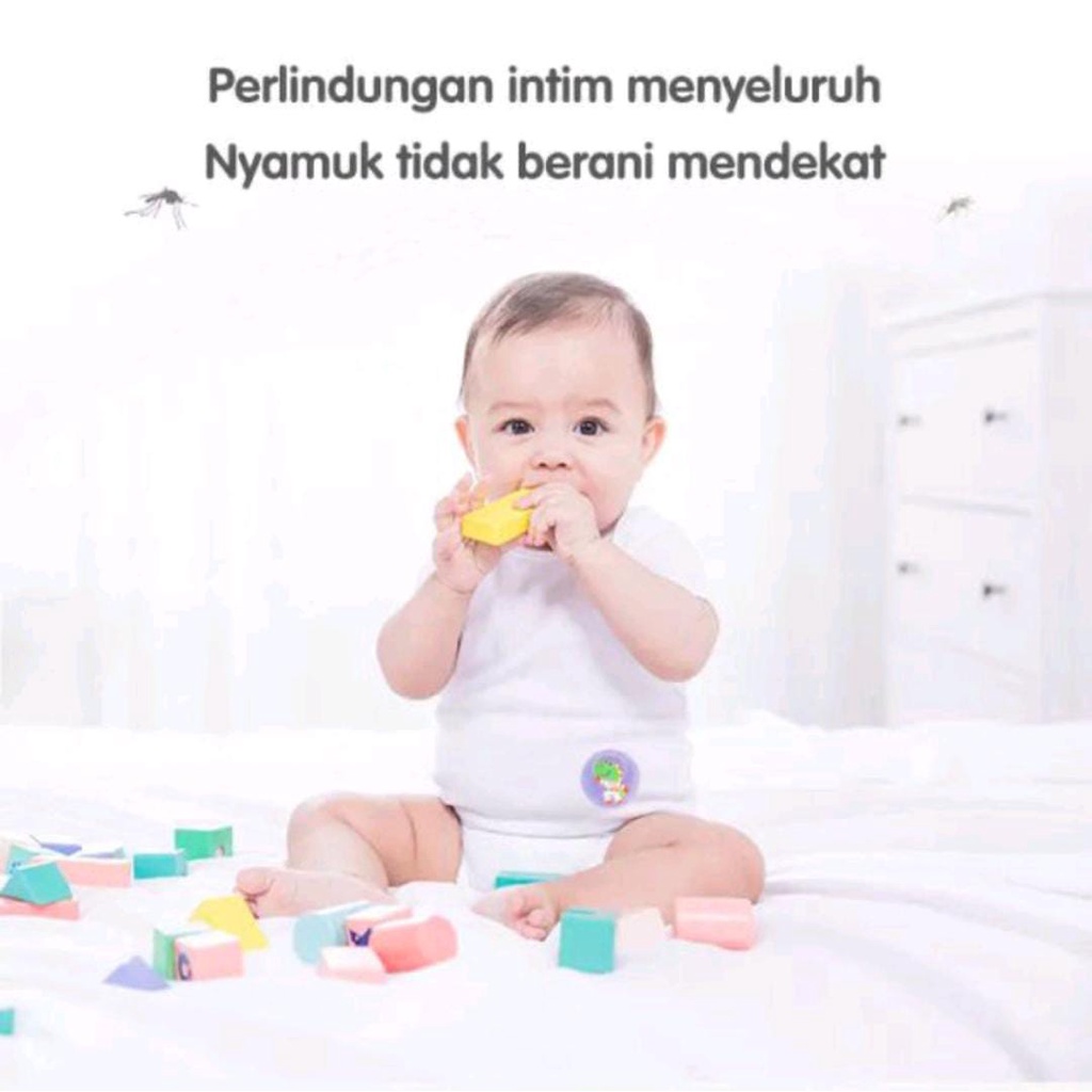 Stiker Kartun Pengusir Nyamuk Bayi Minyak Esensial