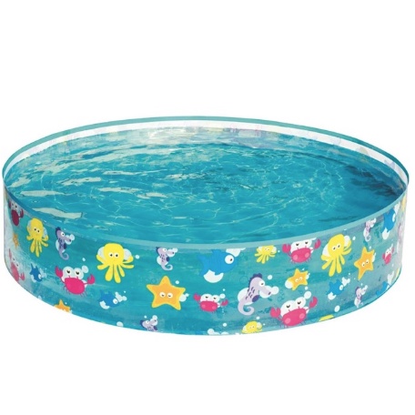 Kolam renang anak tanpa pompa way 122cm 55028 Kolam karet tanpa pompa