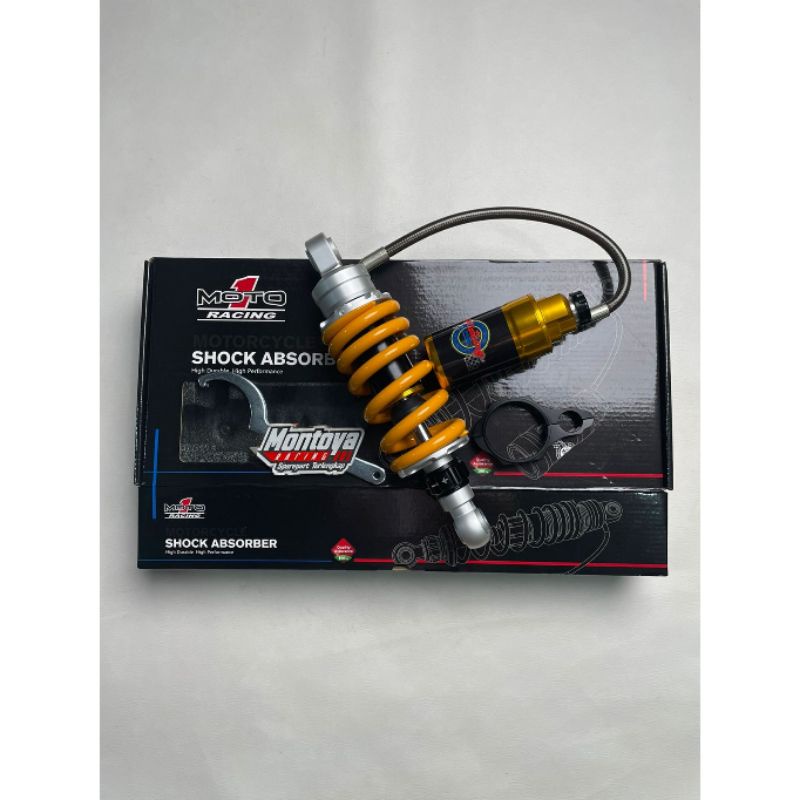 Shock Ninja RR tabung Moto 1 Racing Kuning
