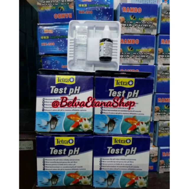 Tetra Test pH 10 ml Kit Alat Ukur PH Tes Pengukur PH Aquarium Kolam