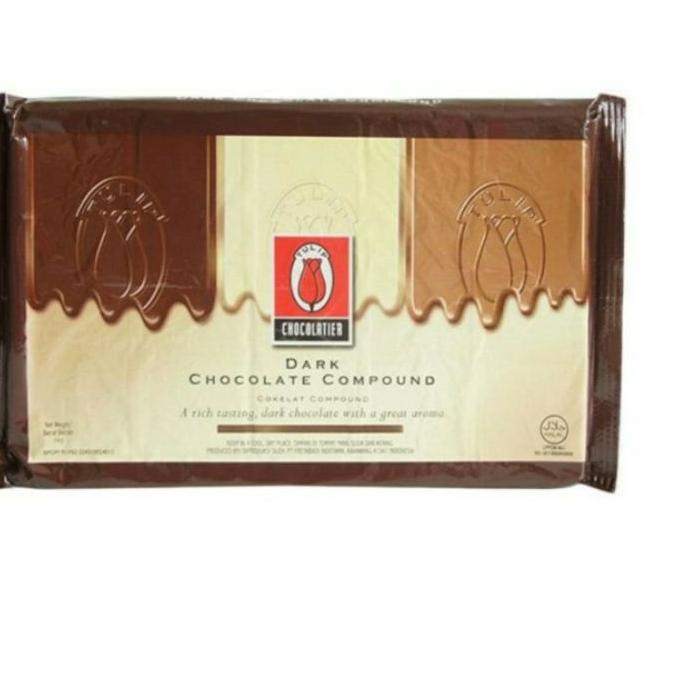 

FREE ONGKIR!Tulip Dark Chocolate Compound 1kg / 1 kg coklat|RA2