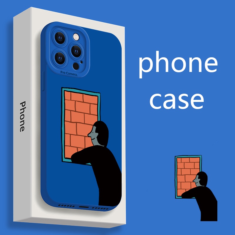 Soft Case Silikon TPU Motif Anak Laki-Laki Untuk IPhone 14 13 12 Pro Max 11 XS XR X Plus