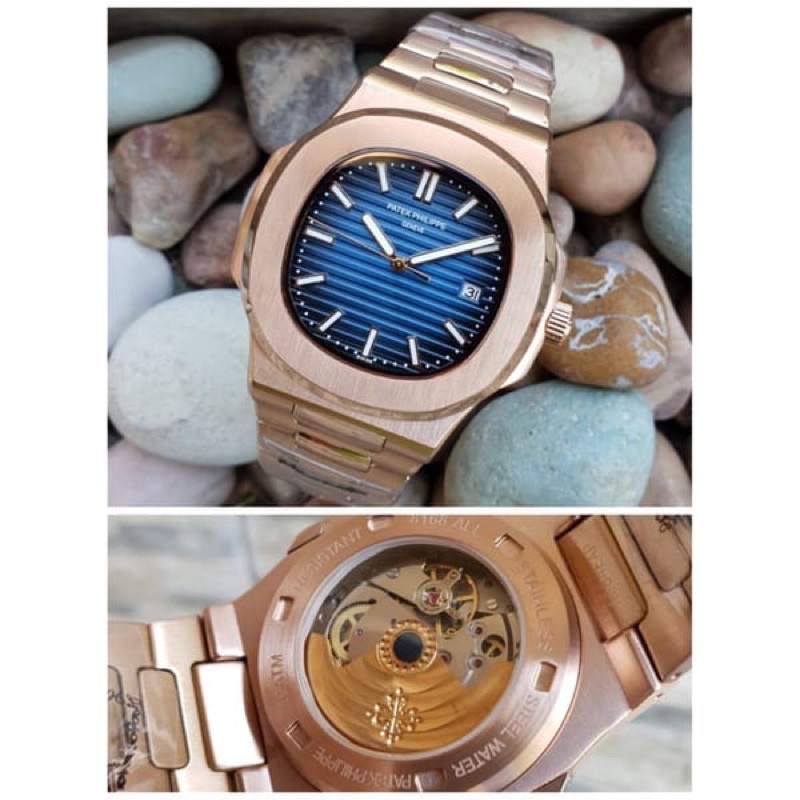 jam tangan pria PATEK automatic all steel