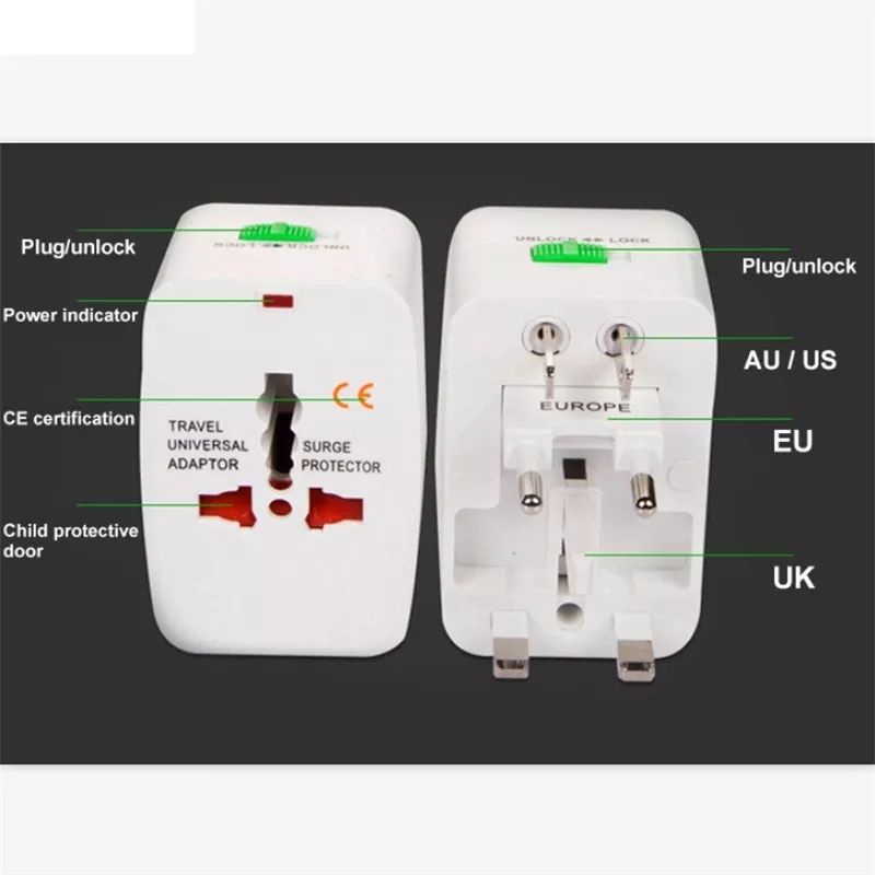 Colokan Adapter internasional Travel universal adaptor socket listrik konverter