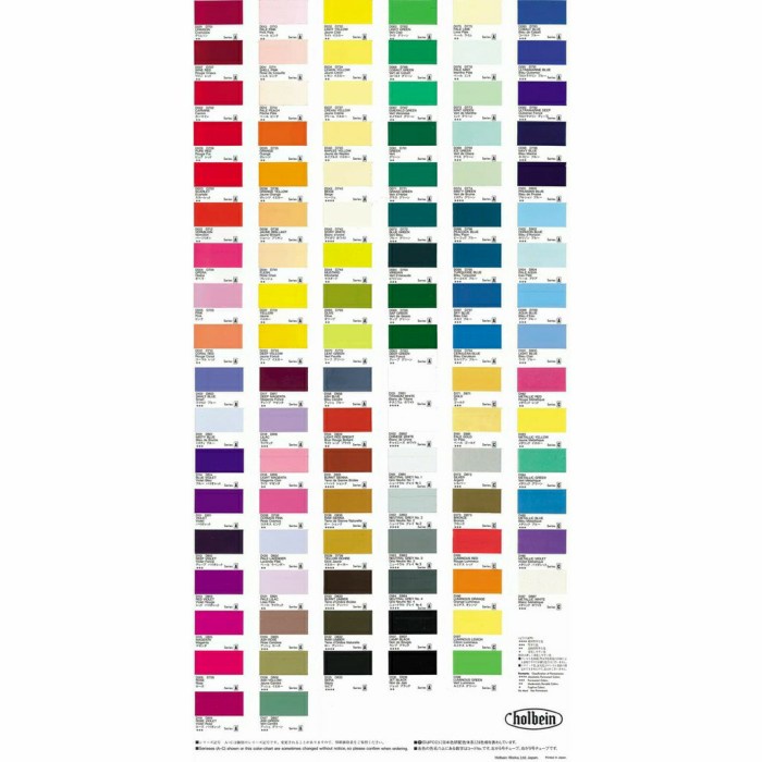 

Nikmati Holbein Acryla Gouache 20 Ml Basic Colors Hemat