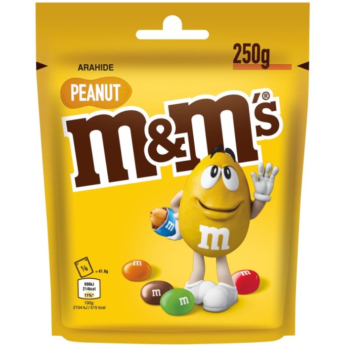

M&M's Cokelat Peanut Chocolate Candies Permen Candy Coklat Impor