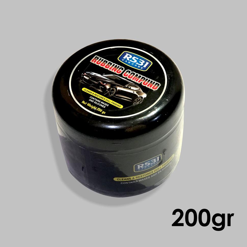 RS31 Rubbing Compound - Kompon Penghilang Baret Body Mobil/Poles Bodi Motor, Helm Kaca Goresan. "GRA