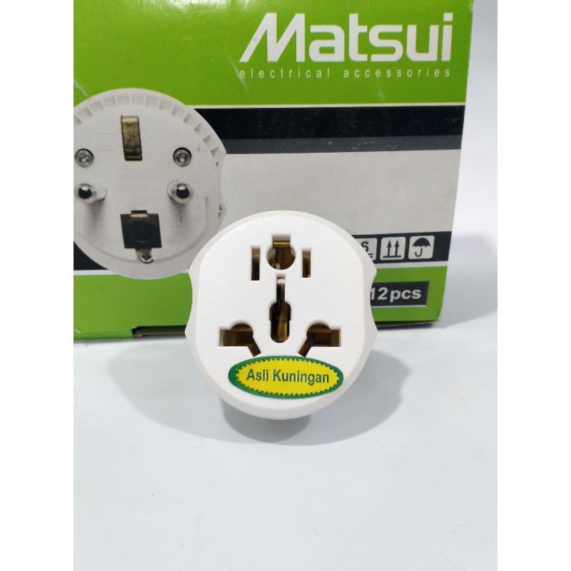 Over Steker Matsui MT500 Adaptor Matsui Wanpro Steker Universal Serbaguna