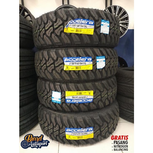 Ban Lapangan Ring 15 235/75 ACCELERA M/T 235 75 R15 Ban mobil Ring 15