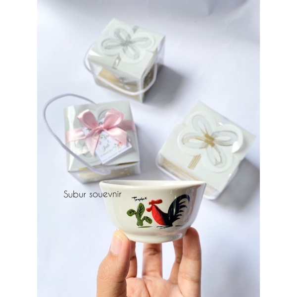 SOUVENIR MANGKOK JAGO MINI KEMAS BOX