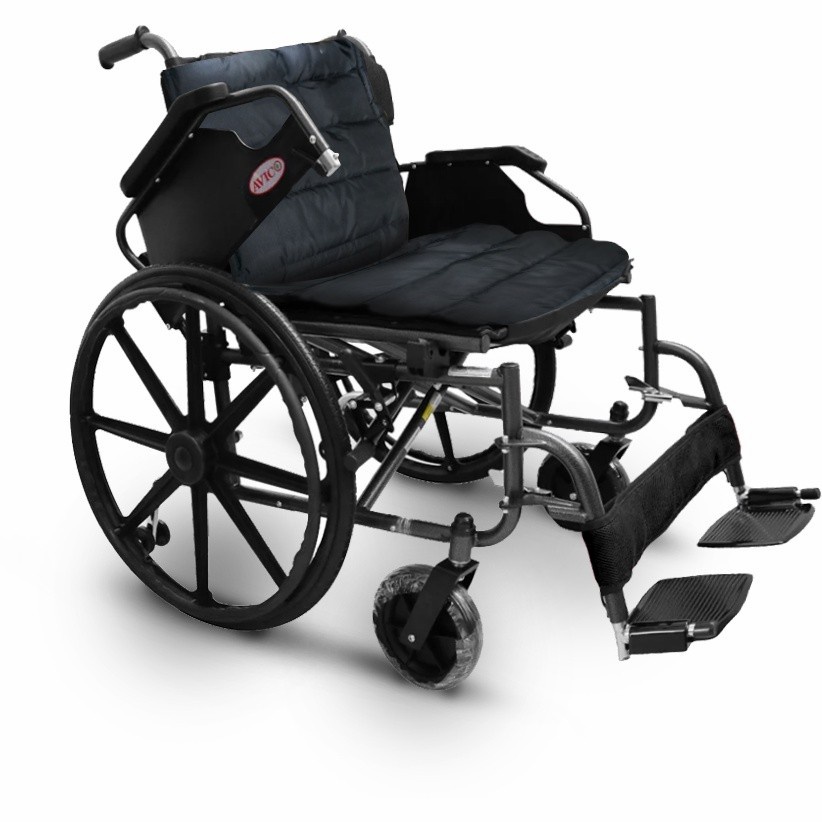 Kursi Roda Jumbo Avico Bima Max Beban 120 kg Big Size