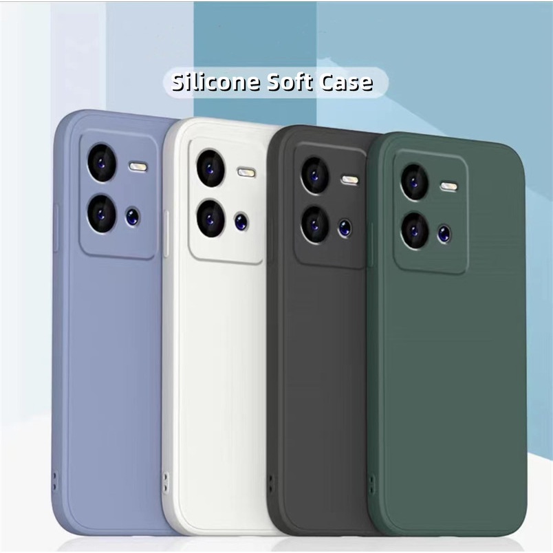 Soft Case Vivo V25 5G Vivo V25e Vivo V25 Pro Liquid Silikon Slim Candy Macaron Bludru