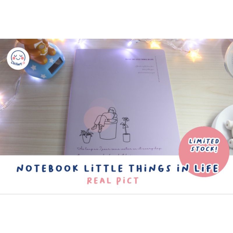 

[chillart.id] Aesthetic Spiral Notebook A5 Little Things in Life