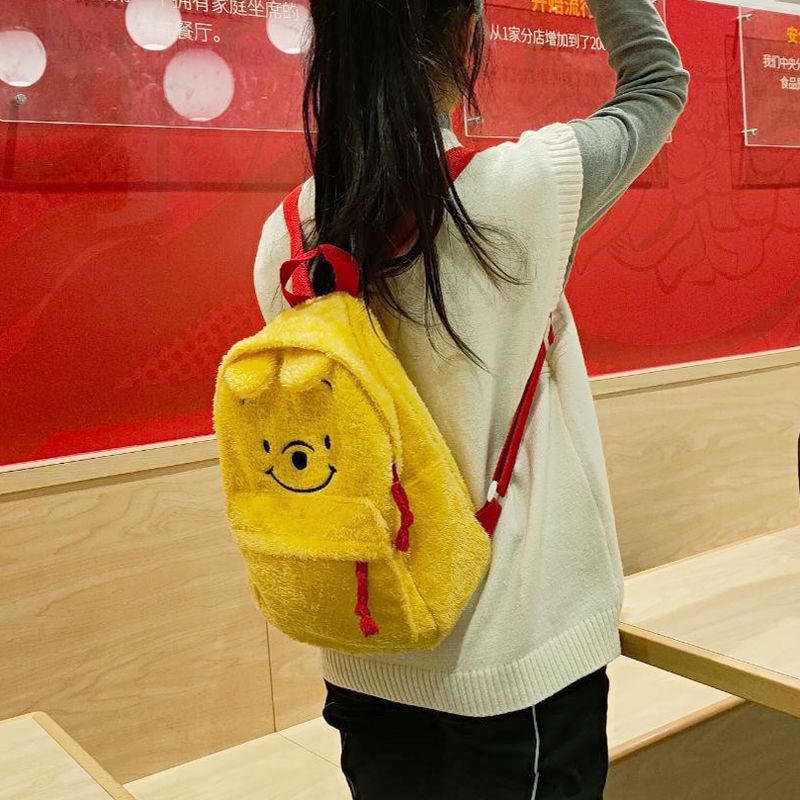 ▲Sera diimpor Jepang lucu Sullivan Winnie the Pooh tupai bermata tiga perempuan anime mewah ransel tas sekolah kartun ransel