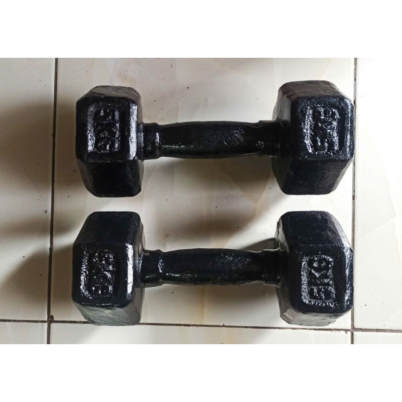 Barbel Besi Dumbel Besi 5kg (1pcs)