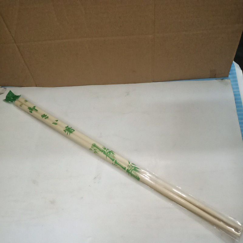 Sumpit Kayu Bambu Panjang Mie 45 cm