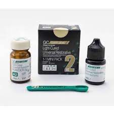 GC Fuji 2 Minipack Light Cured Gold Label | lem behel | lem ortho Warna A3