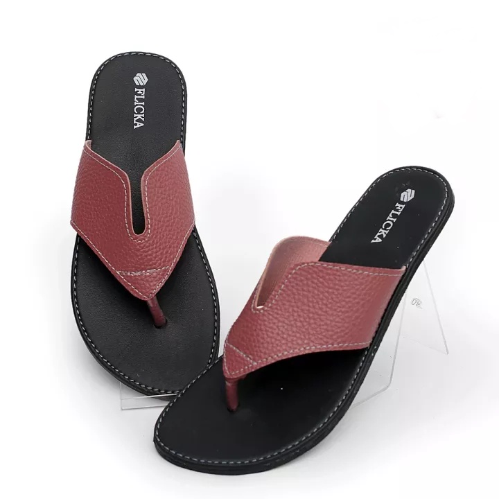 Sandal Jepit Polos Cewek Murah Casual Wanita Hak Tinggi Sendal Dewasa Empuk Flicka Mirai06