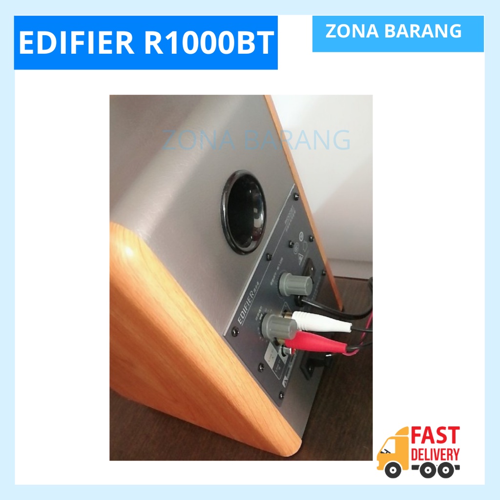 Edifier R1000BT BookShelf 2.0 Hifi Speaker Bluetooth Bass Treeble High Fidelity Sound