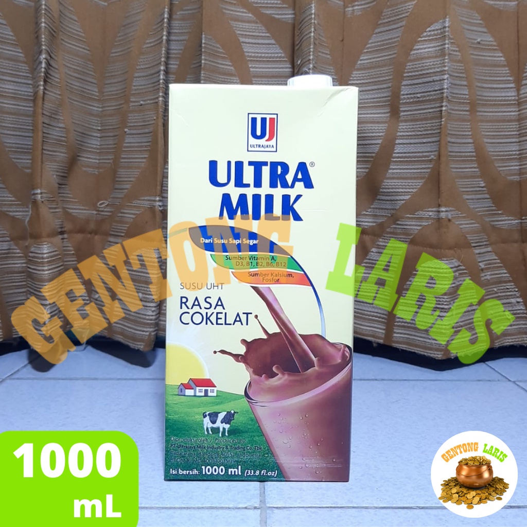 

ULTRA MILK Susu UHT 1000mL (1 liter) / Rasa Cokelat