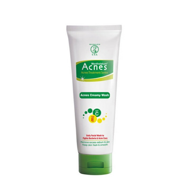 Acnes Creamy Wash - Facial Wash 100ml &amp; 50ml