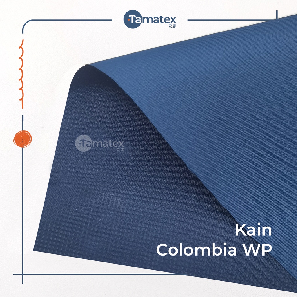 KAIN COLOMBIA WATERPROOF MICRO FIBER POLYESTER MOTIF KOTAK BINTIK