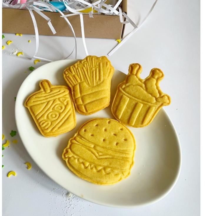 

Original cookies diy Fast Food 1 |cookies box kit |cookies decoration |hampers cookies activity 