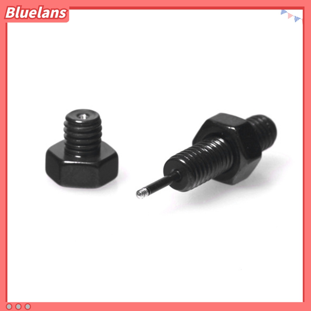 1 Pc Anting Stud Sekrup Bahan Stainless Steel Untuk Pria Dan Wanita