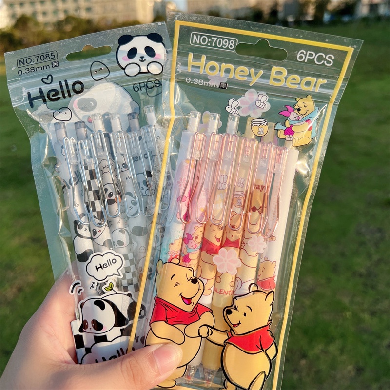

PULPEN GEL MOTIF LUCU 1 SET 6PCS
