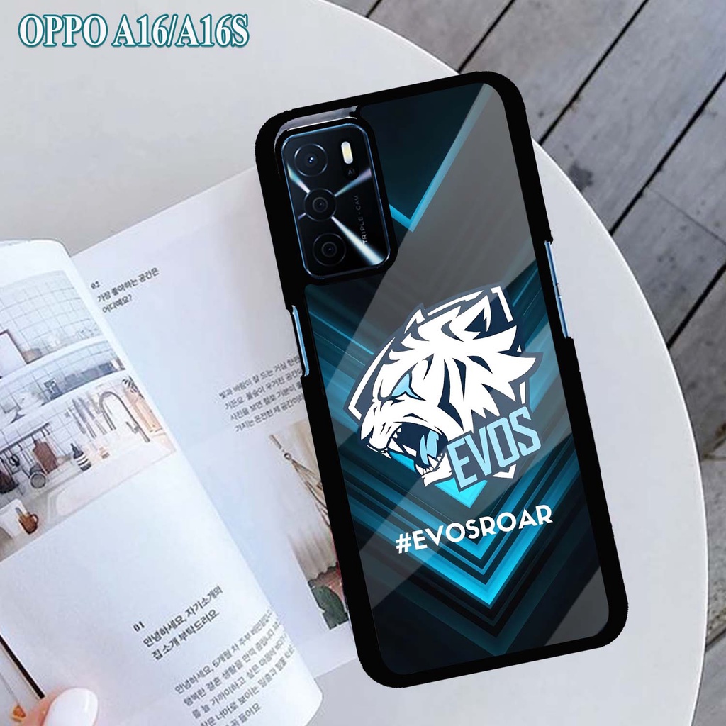 Case Kilau Oppo | A16 | A16S | Casing Hp Glossy | Motif Evos New