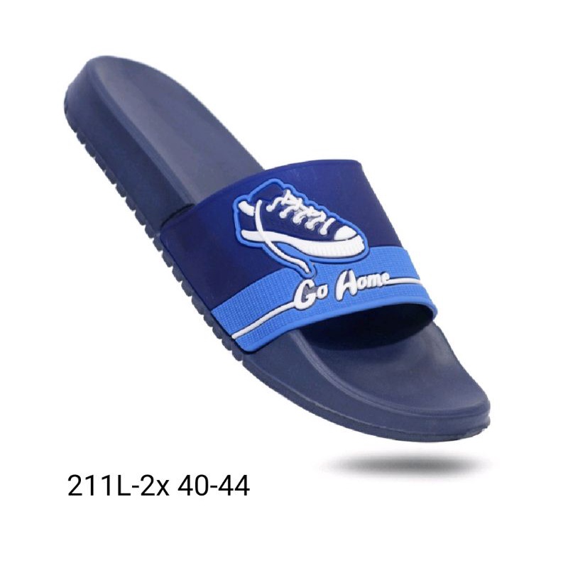 Sendal selop cowok sandal import irsoe 211L-2x sendal karet