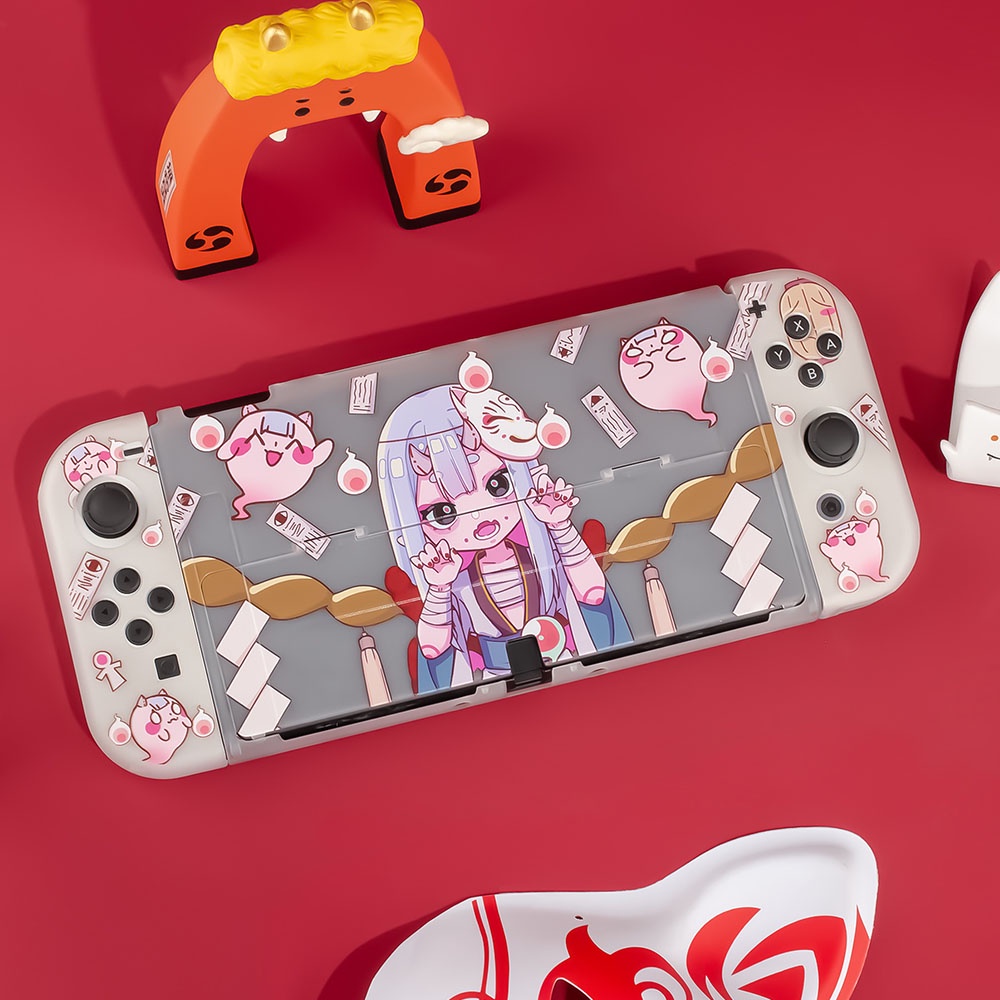 Hard Case Pelindung Nintendo Switch V1 V2 Motif Ghost Girl