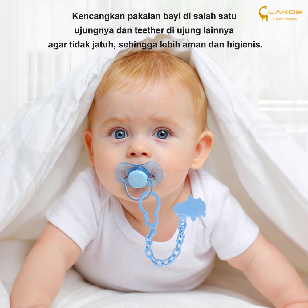 LAKOE Tali rantai empeng bayi tali dot bayi