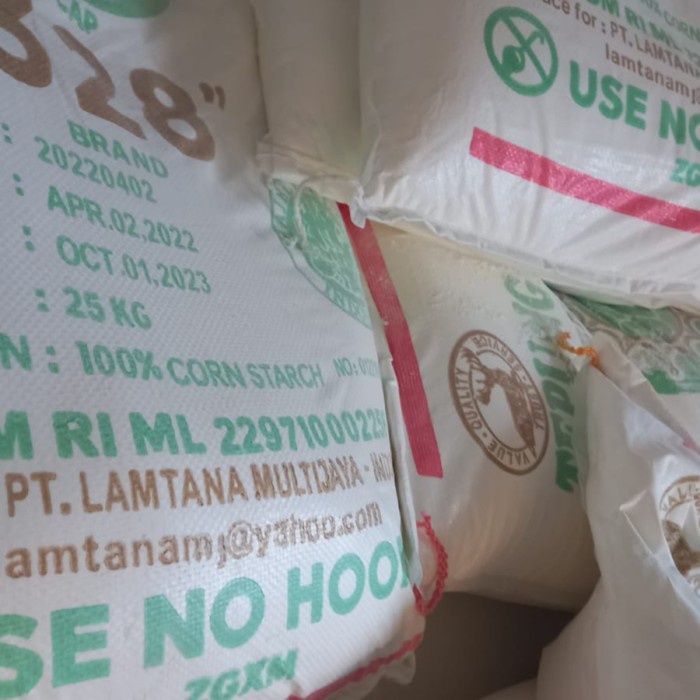 

Tepung Tepung Jagung/ Maizena/Corn Starch Cap 328, 25Kg