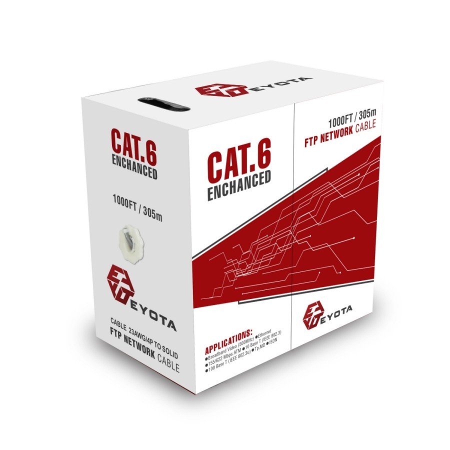eyota Cable lan roll Eyota cat 6 305m - Kabel lan utp cat6 305 meter eyota FTP